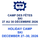 Camp des Fêtes Ski  27 au 30 décembre 2026