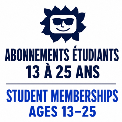 Étudiant 13 à 25 ans