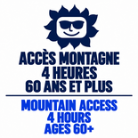 Adulte (60 ans +) – 4 heures – Accès montagne