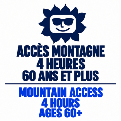Adulte (60 ans +) – 4 heures – Accès montagne