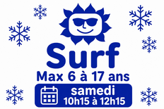 Surf-Max samedi 10h15 à 12h15