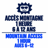 Child (6 to 12 years) – 1 hour – Mountain access