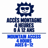 Enfant (6 à 12 ans) – 4 heures – Accès montagne