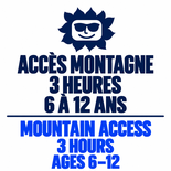 Child (6 to 12 years) – 3 hours – Mountain access