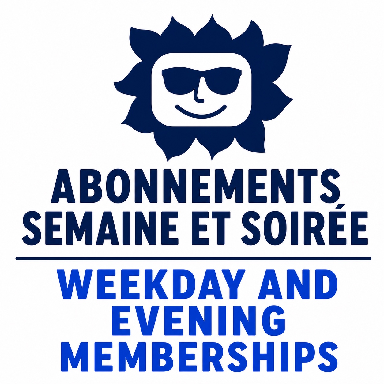 Week day and evening memberships -
