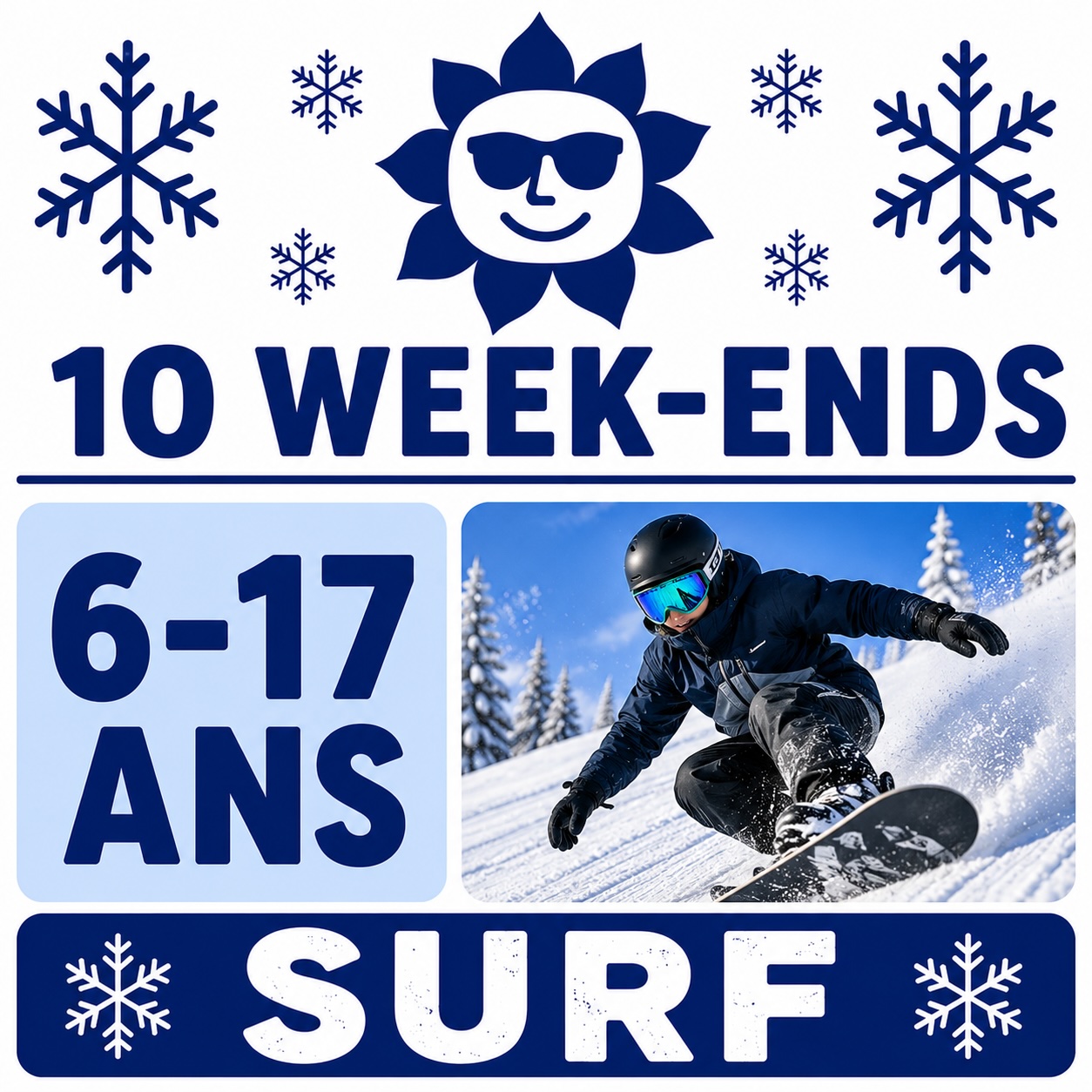 10 Week-ends 6-17 ans Surf -